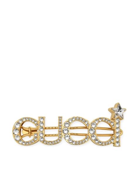 gucci spilla capelli|farfetch gucci hair clips.